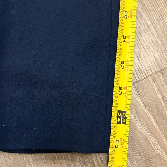 Pendleton Vintage Navy Wide Leg Women's Wool Pants - Picture 12 of 14